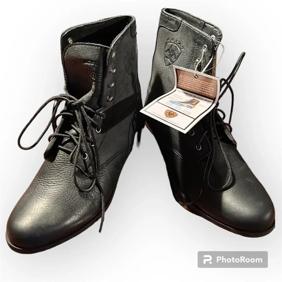 Ariat Competitor Lace up Roper Boots - Picture 2 of 3